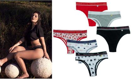 Imagem de Kit Com 6 Calcinhas Em Algodão Cós Elástico Largo Estilo REF305