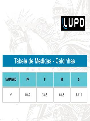 Imagem de Kit com 6 Calcinhas Lobinha 18101-089 Infantil