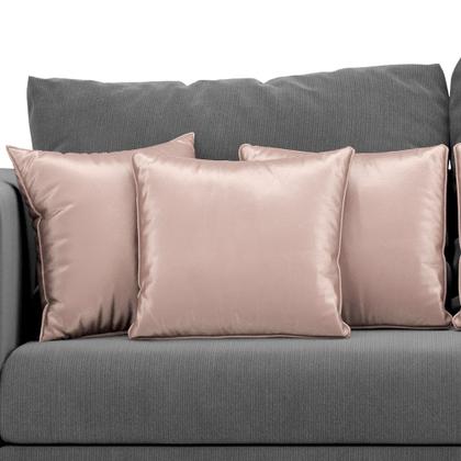 Imagem de Kit com 6 Capas Luxuosas para Almofadas Várias Cores 44x44