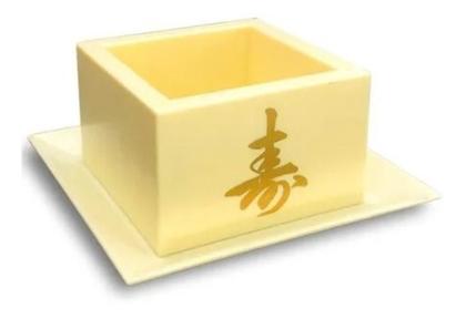Imagem de Kit Com 6 Copos Sake Massu Saque Japonês 65Ml Creme