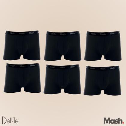 Imagem de  Kit Com 6 Cueca Mash Box Boxer Cotton Algodão Original Com Nota Fiscal - Pronta Entrega