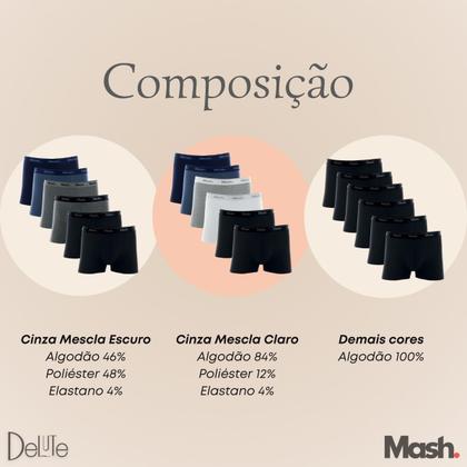 Imagem de  Kit Com 6 Cueca Mash Box Boxer Cotton Algodão Original Com Nota Fiscal - Pronta Entrega
