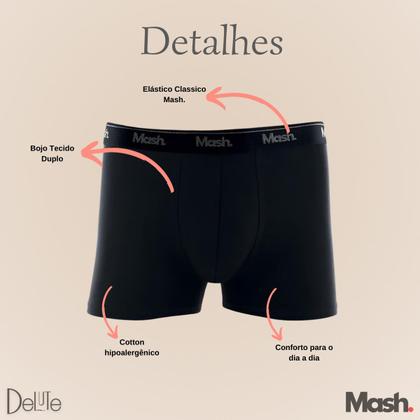 Imagem de  Kit Com 6 Cueca Mash Box Boxer Cotton Algodão Original Com Nota Fiscal - Pronta Entrega