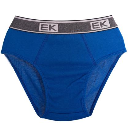 Imagem de Kit com 6 Cueca Tradicional Slip Adulto EK Original EL KORAB 100 Algodão