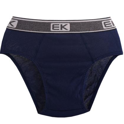 Imagem de Kit com 6 Cueca Tradicional Slip Adulto EK Original EL KORAB 100 Algodão