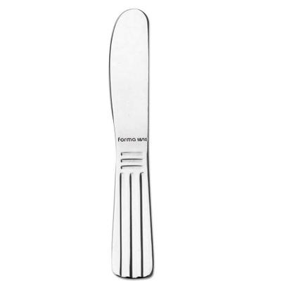 Imagem de Kit Com 6 Espátulas De Aço Inox Patê Cream Toptable Margarina Manteiga Cremes Antepastos Caixa Presente Alta Qualidade Sofisticação