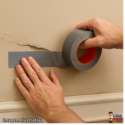 Imagem de Kit com 6 Fita Reforçada Silver Tape 50mmx10m Prata-Nove54