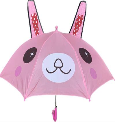 Imagem de Kit Com 6 Guarda Chuva Infantil De Orelhinha Bichinhos atacado p/ Presente