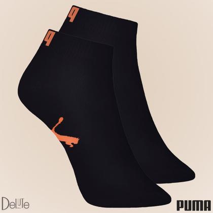 Imagem de Kit com 6 Meias Esportiva Puma Infantil Cano Baixo Sport Calcanhar Verdadeiro Lisa Modelo Sapatilha