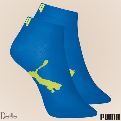 Imagem de Kit com 6 Meias Esportiva Puma Infantil Cano Baixo Sport Calcanhar Verdadeiro Lisa Modelo Sapatilha