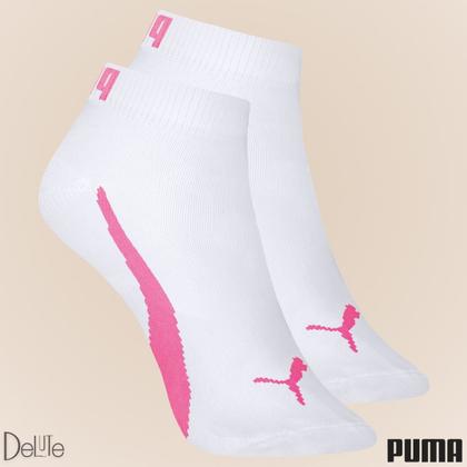 Imagem de Kit com 6 Meias Esportiva Puma Infantil Cano Baixo Sport Calcanhar Verdadeiro Lisa Modelo Sapatilha