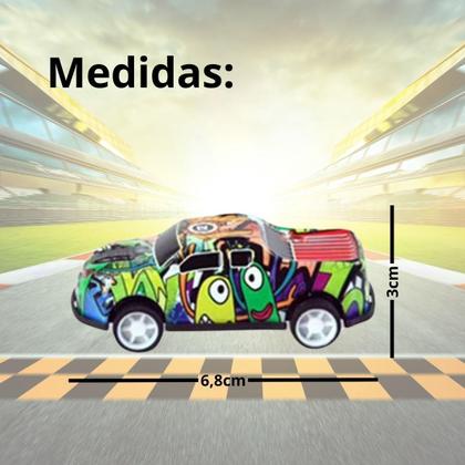 Imagem de Kit Com 6 Mini Carrinhos Presente Dia Das Crianças Radical