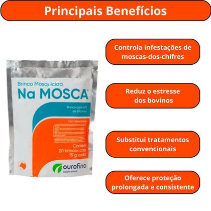 Imagem de Kit com 6 ouro fino brinco mosquicida na mosca 15 gr (pacote com 20)