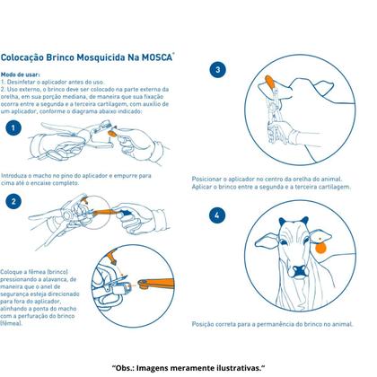 Imagem de Kit com 6 ouro fino brinco mosquicida na mosca 15 gr (pacote com 20)