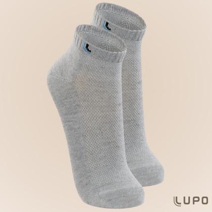 Imagem de Kit Com 6 Pares De Meia Baixa Lupo Sport Modelo Cano Curto Esportiva Em Algodão Tamanho 33 ao 44