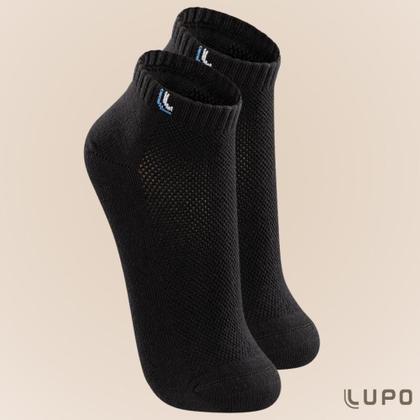 Imagem de Kit Com 6 Pares De Meia Baixa Lupo Sport Modelo Cano Curto Esportiva Em Algodão Tamanho 33 ao 44