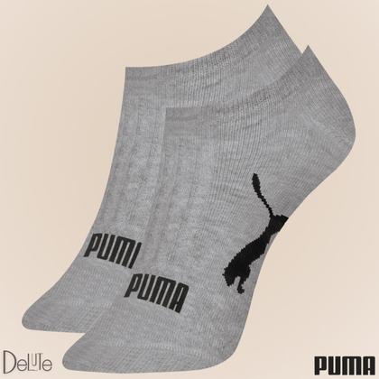 Imagem de Kit com 6 Pares de Meias Adulto Puma Modelo Sapatilha Calcanhar Verdadeiro Lisa Básica Esportiva