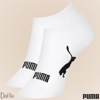 Imagem de Kit com 6 Pares de Meias Adulto Puma Modelo Sapatilha Calcanhar Verdadeiro Lisa Básica Esportiva