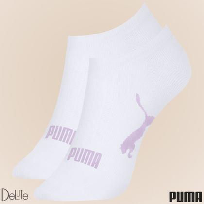 Imagem de Kit com 6 Pares de Meias Adulto Puma Modelo Sapatilha Calcanhar Verdadeiro Lisa Básica Esportiva