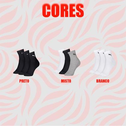 Imagem de Kit Com 6 Pares De Meias Cano Médio Esportiva Sport Unissex