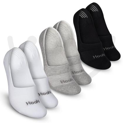 Imagem de Kit com 6 Pares de Meias Sapatilha Invisível Algodão Hoahi