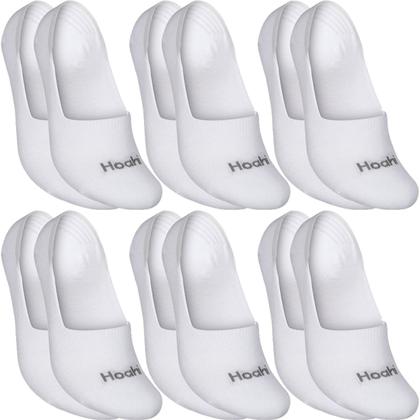 Imagem de Kit com 6 Pares de Meias Sapatilha Invisível Algodão Hoahi