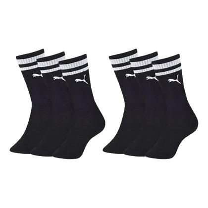 Imagem de Kit Com 6 Pares Meia Esportiva Masculina Cano Longo