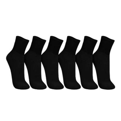 Imagem de Kit Com 6 Pares Meia Unissex Trifil Algodão Cotton Cano Médio