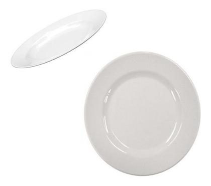 Imagem de Kit Com 6 Pratos Melamine Raso 25 Cm 