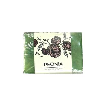 Imagem de kit com 6 Sabonetes Naturais Glicerinados 120g Peônia com Prata