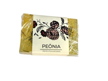 Imagem de kit com 6 Sabonetes Naturais Glicerinados 120g Peônia com Prata