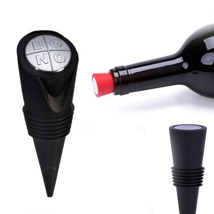 Imagem de Kit com 6 Tampa Rolha De Silicone Formato Cone para Garrafas Vinho Espumante