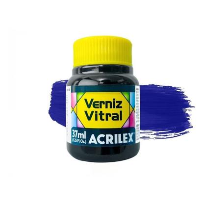 Imagem de Kit com 6 Verniz Vitral Vitro Acrilex 37ml - Escolha a Cor