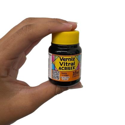 Imagem de Kit com 6 Verniz Vitral Vitro Acrilex 37ml - Escolha a Cor
