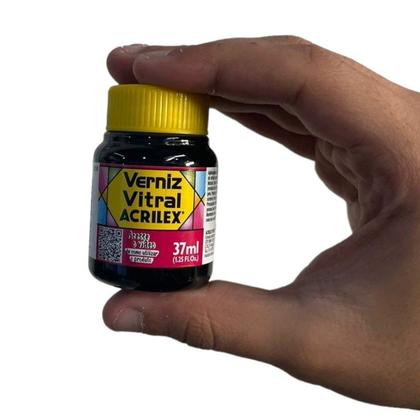 Imagem de Kit com 6 Verniz Vitral Vitro Acrilex 37ml - Escolha a Cor