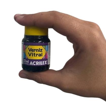 Imagem de Kit com 6 Verniz Vitral Vitro Acrilex 37ml - Escolha a Cor