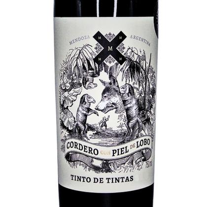 Imagem de Kit com 6 Vinho Tinto Cordero Argentino Mosquita Muerta Con Piel de Lobo Tinto de Tintas 750ml