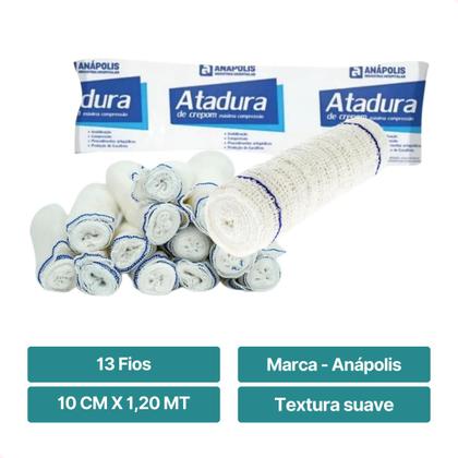 Imagem de Kit com 60 Ataduras De Crepom 10cmX1,20m 13 Fios da Anápolis
