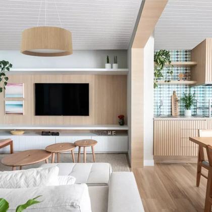 Imagem de Kit com 60 M² Forro de Pvc 8mm X 20 Cm X 3,00m Bariri