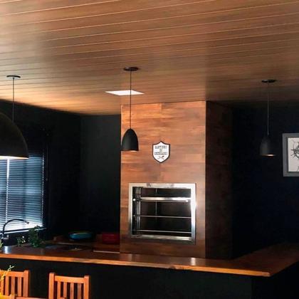 Imagem de Kit com 60 M² Forro De Pvc 8mm X 20cm X 3,00m Gh Bariri