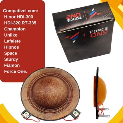 Imagem de Kit Com 6x Reparo Driver Hdi-300 Hdi-320 Corneta Hinor 8ohms