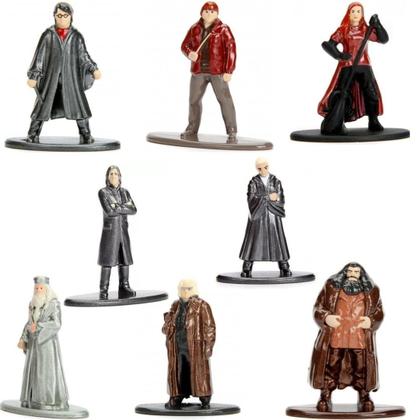 Imagem de Kit Com 8 Bonecos Mini-Figuras Nano Metalfigs Harry Potter