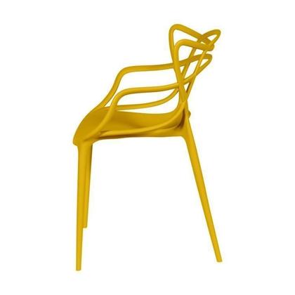 Imagem de Kit com 8 Cadeiras para Sala de Jantar Allegra Solna Amarelo