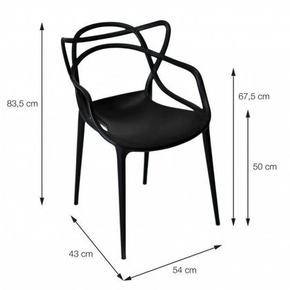 Imagem de Kit com 8 Cadeiras para Sala de Jantar Allegra Solna Amarelo
