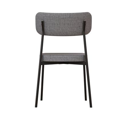 Imagem de Kit com 8 Cadeiras para Sala de Jantar Mona Yescasa Cinza/Corriente/Preto