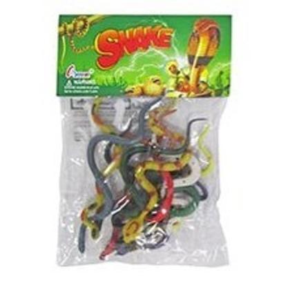 Imagem de Kit com 8 cobras de borracha