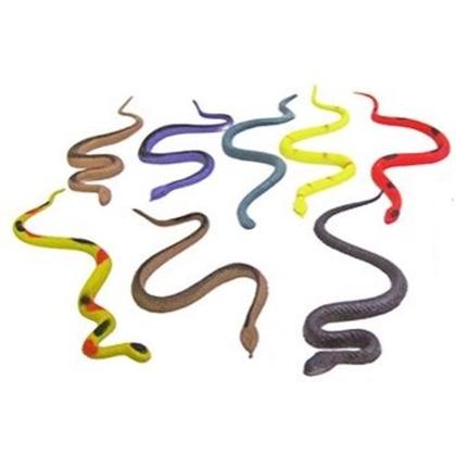 Imagem de Kit com 8 cobras de borracha