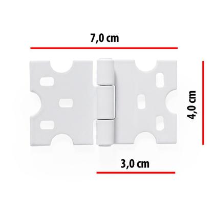 Imagem de Kit com 8 Dobradiças Mexicana