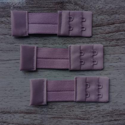 Imagem de Kit com 8 extensores elásticos para Soutien - Extensor elástico para sutiã - Modelo com 2 ganchos e