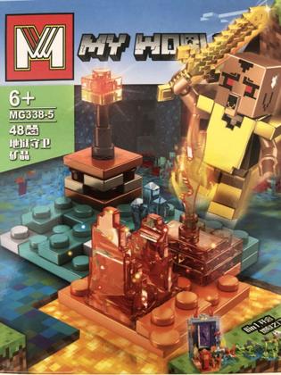 Imagem de Kit com 8 Lego Minecraft - Com 361 peças - Incluso personagens e cenários exclusivos - MG338